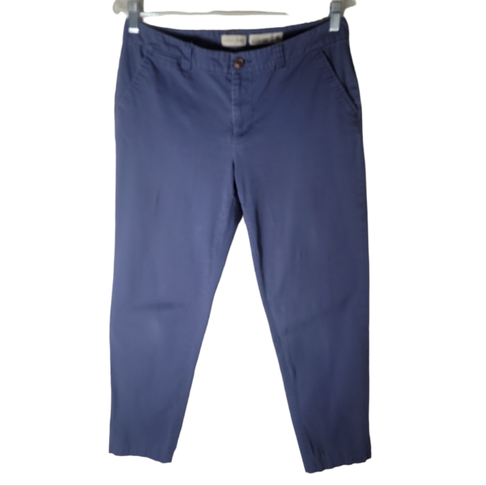 Mason Jules lou lou weekend casual pants women's size 6 low rise blue cropped